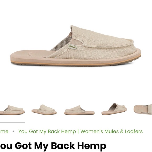 Sanuk Slide Sandal size 6, worn twice, green/khaki color - Picture 2 of 5